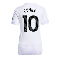Manchester United Matheus Cunha #10 Vonkajší Ženy futbalový dres 2025-26 Krátky Rukáv